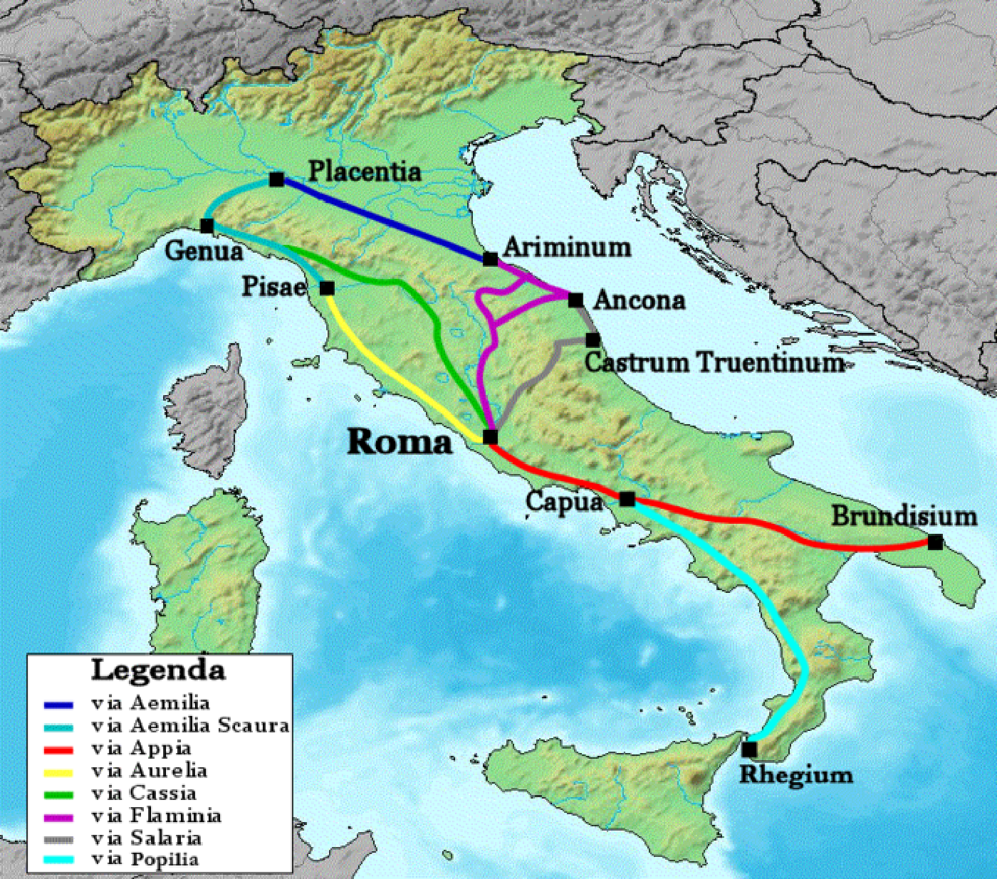 Alle wegen leiden naar Rome